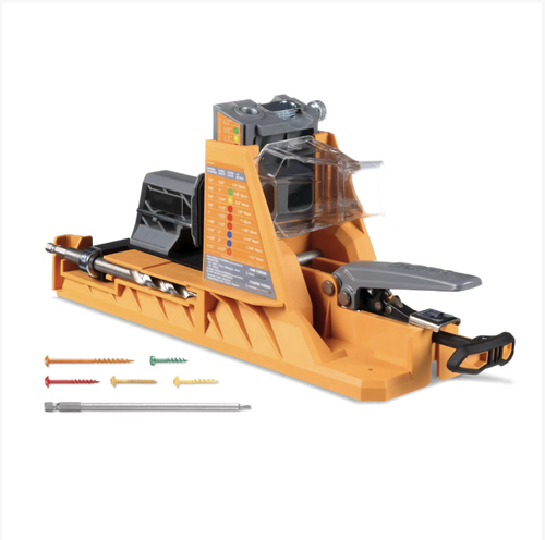 Fixo automático para fenda cega em madeira, equipado com trilho guia de perfuração ajustável, permitindo controle preciso do ângulo e da profundidade da perfuração.adequados para diversos tipos de madeira. A fixação é estável e não se desloca. Até iniciantes podem perfurar furos inclinados padrão. Este produto torna a montagem de madeira e a reparação de móveis eficientes e convenientes, simplificando e profissionalizando o processo de conexão de furos inclinados.