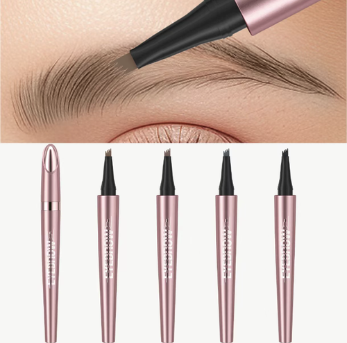 Encomende hoje e receberá 4 lápis de sobrancelha líquidos individuais.Com um único traço,pode desenhar quatro sobrancelhas realistas, criando um formato espesso e natural. São resistentes a manchas ou desbotamento. Disponíveis vários tons naturais, permitindo combinar facilmente com diferentes cores de cabelo. O lápis é portátil e fácil de usar. Até mesmo iniciantes podem preencher facilmente as lacunas nas suas sobrancelhas e moldar o formato. O efeito após a aplicação é transparente e natural.
