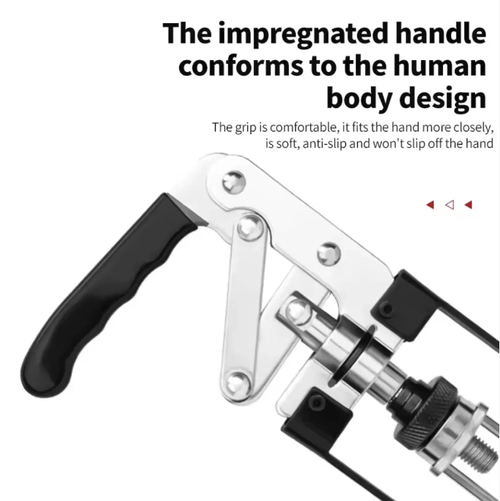 Clamp universal de aço ligado com resfriamento rápido, sem design de desmontagem. Design em alavanca para maior eficiência. Não é necessário remover a cabeça do cilindro. Uma única pessoa pode instalar e remover as molas das válvulas e os selos de óleo. O chuck com escovas agarra firmemente sem deslizar. Adequado para motores automotivos e motocicletas. Elimina os passos complicados de remover a tampa do cilindro. Ferramenta eficiente para reparos e manutenção automóvel.