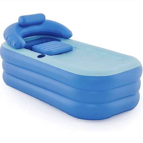 Um banho inflável com três camadas de espessura, estável e resistente ao desabamento. Equipado com uma capa que mantém a água quente por muito tempo. O apoio na parte traseira e o encosto ajustam-se à cintura e à região das costas, e inclui almofada de assento embutida, suporte para copos e saída de drenagem. Após o uso, pode ser dobrado e guardado sem ocupar muito espaço. É adequado para adultos relaxarem e acalmarem a mente em casa ou para aluguel e uso doméstico.