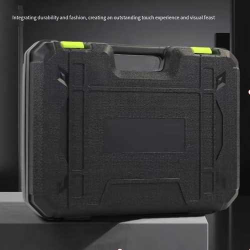 Kit multifuncional de furadeira com bateria de lítio,armazenado numa caixa de transporte resistente, equipado com furadeira elétrica, pinças, martelo, chave de fenda, serra manual, fita métrica e outros acessórios. Adequado para montagem de móveis, reparos domésticos e perfuração e desmontagem simples. A bateria é descartável, por favor, armazene as ferramentas metálicas em local seco e tome as precauções de segurança adequadas durante o uso. Ideal para reparos caseiros feitos por conta própria.
