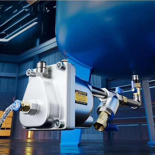Este dispositivo pneumático automático de drenagem foi projetado para ser compatível com o tanque de armazenamento do compressor de ar. Funciona por pressão de ar e não requer ligação elétrica. Remove automaticamente a água condensada, reduzindo a necessidade de operação manual. A carcaça metálica é resistente à pressão e durável. Equipado com um filtro frontal para impedir impurezas e reduzir o entupimento do núcleo da válvula. É adequado para diversos sistemas de ar comprimido.