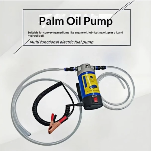 Pompa elétrica portátil de sucção de óleo de 12V,utiliza cliques de crocodilo para ligar à bateria e fornecer energia, possui estrutura de bomba de engrenagem e vem com um tubo transparente para o óleo. É utilizada para extrair óleo de motor velho de automóveis e para troca de óleo em serviço próprio. É adequada apenas para lubrificantes e não deve ser usada para remover combustível. A operação deve ser realizada longe de chamas abertas. Após o uso, limpe a tubulação e armazene no ambiente seco.