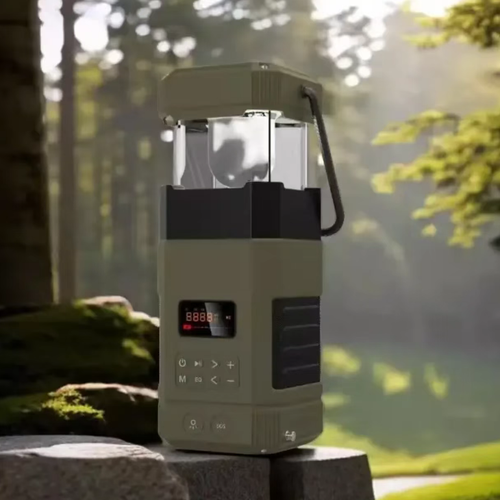 Dispositivo multifuncional de emergência todo em um, que suporta tanto energia manual quanto solar para carregamento de emergência. lâmpada de iluminação para acampamento e alarme sonoro e luminoso SOS, pode fornecer energia temporária a pequenos dispositivos. Adequado para acampamentos ao ar livre e preparação para desastres. A energia manual e solar servem apenas como suplemento de energia de emergência. Ligue-o regularmente para inspeções e evite armazenar em locais úmidos.