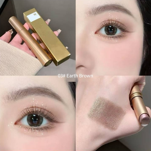 Assim que fizer o pedido,receberá 4 peças da paleta de sombras dinâmicas Dynamic Bright Eyes com três cores.Tem uma textura cremosa,fácil de misturar e não entupem nem deixam riscos. Possui funções tanto de cobertura quanto de realce, permitindo criar um efeito de maquiagem ocular tridimensional, sendo também adequada para contornar o rosto. O corpo giratório do pincel é prático para armazenamento e transporte, e a operação é simples. Até mesmo iniciantes na maquiagem podem dominá-la facilmente.