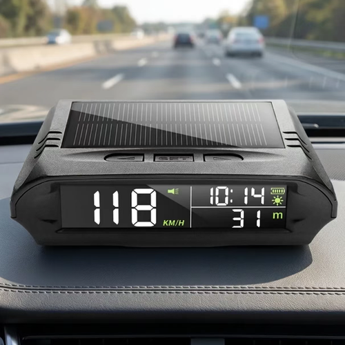 O visor solar GPS montado no veículo L5U oferece duas opções de carregamento: energia solar e USB, sendo sem fio e sem necessidade de cabos. Pode exibir velocidade do veículo,  além de incluir um alarme de excesso de velocidade. Pode ser instalado no painel de instrumentos e utilizado imediatamente. É compatível com a maioria dos modelos de veículos e ajuda os motoristas a visualizar informações durante a condução. Trata-se de um dispositivo prático de assistência ao veículo para o uso diário.