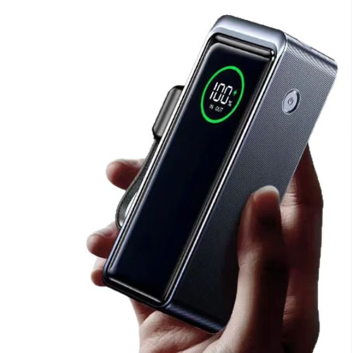 Esta bateria portátil de 65W com carregamento rápido dois-em-um, com carregador embutido,resolve todos os problemas de carregamento durante a viagem.  É tanto um carregador de parede quanto um power bank portátil, permitindo que você diga adeus à ansiedade dos cabos e tomadas, e carregue seus dispositivos a qualquer hora e em qualquer lugar.  Deixe você se despedir das preocupações com cabos e tomadas, e recarregar seus dispositivos a qualquer hora e em qualquer lugar.