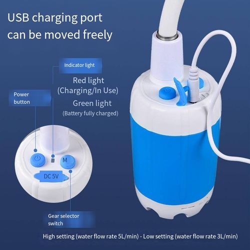 Quem disse que acampar é sinónimo de suor e mau cheiro? Este chuveiro portátil muda completamente a sua compreensão da lavagem ao ar livre, permitindo-lhe desfrutar de uma experiência refrescante de banho nas pradarias africanas ou num acampamento no topo da montanha, e a sua felicidade ao acampar será maximizada! A sua pressão de água super forte é o seu trunfo. A bomba auxiliar de alta pressão integrada jorra instantaneamente um potente jato de água, eliminando a lama e o suor em segundos.