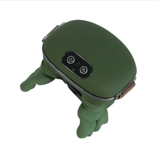 Dispositivo de massagem de ombro e pescoço Mini polvo, pressão de dedo de simulação 3D + terapia de calor de temperatura constante, alivia profundamente a rigidez do ombro e pescoço.  Design ultraleve, silicone macio e amigo da pele que não causa suor, operação simples, é a melhor ferramenta de relaxamento de ombros e pescoço.