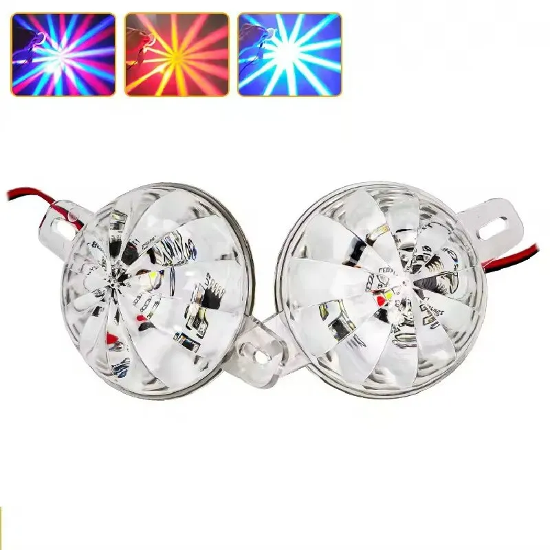 Luz LED multicolorida em chassi, com contas de luz RGB oferecendo mais de dez modos.  Quando ligado à noite, ele se torna instantaneamente o centro das atenções.  O reforço forte de ímã + adesivo facilita a instalação.  IP65 à prova d'água.  Adequado tanto para carros quanto para motocicletas.  Faça o pedido hoje e você receberá 4 unidades.  Permanece invisível durante o dia e ilumina espetacularmente à noite.  É só desembalar e instalar.  Hoje à noite, faça seu carro brilhar de forma única!