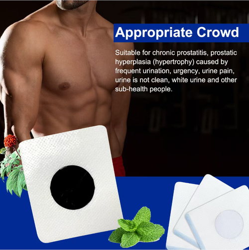 Não sofra de desconforto prostático!  Patch para próstata SEFUDUN, projetado para tratar problemas como hiperplasia e calcificação, umidade no escroto e micção frequente.  Utiliza alívio transdérmico herbal, sendo leve, respirável e nada constrangedor.  Faça o pedido hoje e receba 3 caixas (total de 18 adesivos, 6 por caixa) na mão.  Aplique os adesivos para alcançar um estado de relaxamento e desabotoar a próstata!