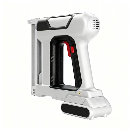 Pistola de pregos com bateria de lítio.  Faça seu pedido hoje e você receberá 1000 pregos gratuitamente.  Ele pode ser usado no modo de tiro único ou rajada, permitindo que você alterne livremente.  Possui fonte de alimentação sem fio alimentada por bateria de lítio e é feita de material de alta resistência, que é durável.  A alça ergonômica facilita a operação.  É uma ferramenta eficiente para marcenaria, decoração, projetos de bricolage, e pode atender a todos os tipos de demandas.