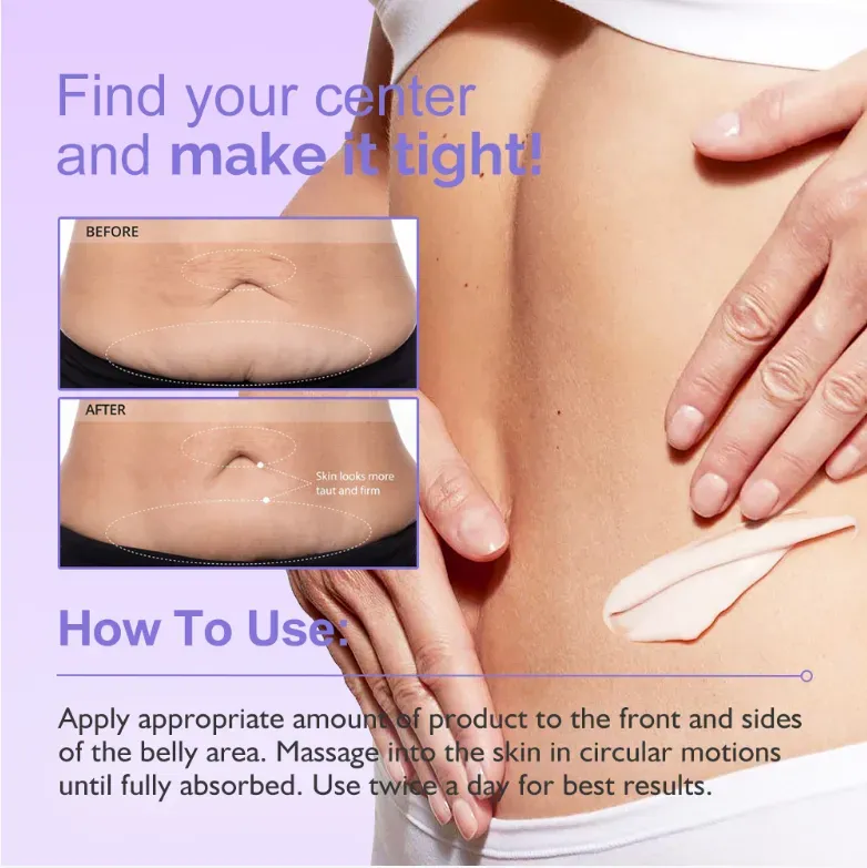 Flacidez pós-parto, ganho de peso por ficar sentado por muito tempo? Creme de modelagem abdominal, reduzindo rugas + aumentando a elasticidade + firmando a pele. Creme leve sem pegajosidade, testado por dermatologia, não irritante. Peça hoje e compre 2 frascos grandes. Aplique uma vez ao dia, a queda desaparece, as rugas desaparecem, consiga uma pele abdominal firme sem esforço e se sinta mais confiante ao usar roupas de cintura baixa!