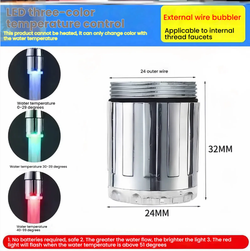O advento da torneira autoalimentada que muda de cor revolucionou completamente a nossa compreensão das torneiras. As cores metálicas monótonas das torneiras tradicionais estão ultrapassadas há muito tempo. Este produto ajusta automaticamente a sua cor com base na temperatura da água. Esta tecnologia sensível às emoções torna cada lavagem numa experiência sensorial imersiva. Até as crianças aprenderam a lavar as mãos, chega de insistências!