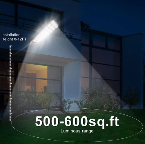 Este poste solar tudo-em-um é equipado com painéis solares policristalinos de alta eficiência, e pode ser totalmente carregado em apenas 6 horas.  Ele é equipado com tecnologia inteligente de radar para sensores do corpo humano, que o torna mais brilhante quando as pessoas estão presentes e escurece quando elas saem. Ele suporta controle remoto remoto para trocar de modo.  A estrutura impermeável integrada é durável e robusta, tornando-a uma escolha ideal para iluminação externa duradoura.