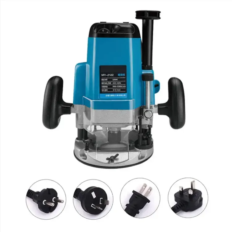 Esta fresadora elétrica profissional para madeira combina funções de corte de bordas, entalhes e gravação. As alças de duas mãos fornecem controle preciso e são compatíveis com várias brocas de roteador para obter diversas técnicas. Tem forte potência e operação estável. Seja você um marceneiro experiente ou um iniciante, você pode facilmente criar peças de marcenaria requintadas, permitindo que suas criações de marcenaria atinjam níveis requintados sem fim!