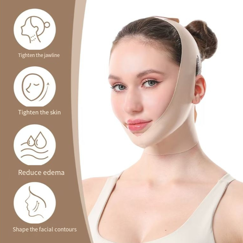 Se você fizer um pedido hoje, receberá 2 máscaras de dormir alongadas que ajustam o contorno facial físico.  O design em V deles pode se ajustar a vários formatos de rosto, é suave para a pele e pode ajustar a rigidez conforme necessário.  Possui três etapas de uso: usá-lo por meia hora todos os dias pode reduzir o inchaço, suavizar o queixo duplo, alcançar efeitos de firmeza e modelagem corporal, e é confortável de usar sem afetar as atividades diárias.