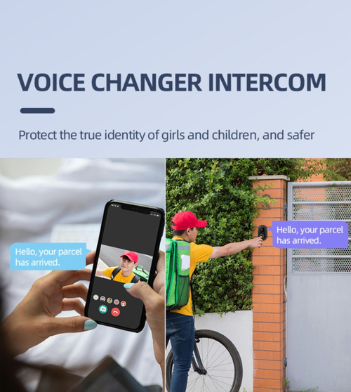 Ultra-clear wireless visual anti-theft night vision doorbell