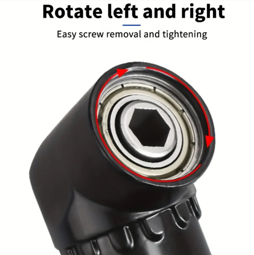 Cone da chave de fenda: manuseie facilmente cantos estreitos!  Rotação flexível de 360°, resolvendo o problema de aparafusar em espaços apertados!  O material de alta dureza é durável e resistente, com rotação suave sem qualquer emperramento.  Pode ser usado com uma chave de fenda comum, tornando a manutenção e a instalação mais eficientes e sem preocupações.  Compacto e portátil, não ocupa muito espaço.