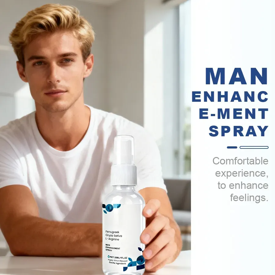 Male intimate spray, made with natural ingredients such as flaxseed extract, ginger extract and L-arginine, is gentle and non-irritating. It has a light and transparent texture and can effectively enhance physical functions and enhance intimacy. It is the secret weapon for you to improve your quality of life and regain the vitality of intimacy. Order today and get 5 bottles for a discounted price. Add more color and vitality to every day!