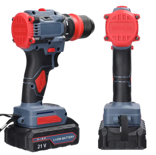 A furadeira elétrica 21V 2-em-1 com bateria de lítio pode furar vários materiais, como madeira, metal, pedra e concreto.  É alimentado por bateria de lítio, portátil e eficiente.  Seja para reparos residenciais, obras ou artesanato, ele pode lidar com eles facilmente.  Ela oferece potência forte e uma experiência conveniente para suas operações de furação e parafusamento, além de ser seu assistente confiável de ferramentas.