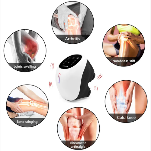 Dispositivo inteligente de massagem no joelho, com vários modos + terapia de luz vermelha, ajuda a aliviar a dor no joelho, relaxar os músculos e também mantém articulações como ombros e cotovelos.  A operação é simples e o uso é confortável.  Seja para idosos, entusiastas do esporte ou trabalhadores de escritório, qualquer pessoa pode dar um SPA às articulações a qualquer hora e em qualquer lugar, recuperando a liberdade de movimento!