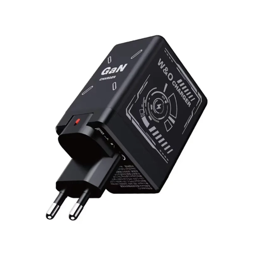 Este carregador GaN de 120W conta com tecnologia de ponta GaN, proporcionando carregamento rápido sem superaquecimento.  Ele pode carregar totalmente até 60% em 15 minutos para a Huawei e 30 minutos para a Apple.  Ele vem com um cabo extensível de 80CM que elimina a necessidade de um cabo de energia separado.  Ele oferece carregamento inteligente e 8 camadas de proteção, garantindo segurança e conveniência.  É adequado para deslocamentos e viagens de negócios, entre outros cenários.