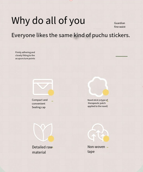 Hoje, estamos a enviar 5 caixas, num total de 150 autocolantes. Altamente recomendados pela Academia Chinesa de Ciências, estes adesivos de artemísia para emagrecer são extraídos de artemísia envelhecida durante três anos e combinados com 18 ervas que queimam gordura, incluindo gengibre e cártamo. Através da tecnologia de penetração em pontos de acupuntura, os ingredientes ativos atuam na causa raiz da acumulação de gordura. No momento da aplicação, uma sensação de calor espalha-se pela pele.