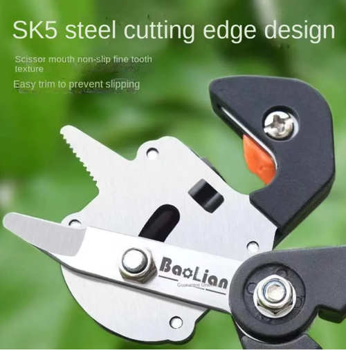 Professional-grade tree grafting tool, an efficient grafting instrument. With 3 different blade heads, it is suitable for various types of trees. The cutting process is 85% more effortless and has a high degree of fit, thereby increasing the survival rate. The operation is extremely simple, making it easy for beginners to master. The body is rust-proof and durable, suitable for batch grafting in orchards and gardening potting care. It is a tool for saving grafting efforts.