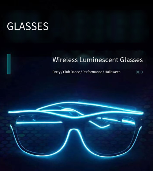 Óculos LED Wireless Ray-Ban Iluminados: Armação clássica preta com efeito de luz neon, disponível em várias cores como roxo, azul, amarelo e vermelho.  Pressione o botão sem fio para ligar.  Faça o pedido hoje e você receberá 3 óculos LED sem fio Ray-Ban iluminados.  Eles funcionam como óculos escuros durante o dia e instantaneamente se tornam o centro das atenções à noite.  festivais de música, adicioná-lo ao seu visual instantaneamente aumenta a atmosfera e vem com um filtro de nível C.