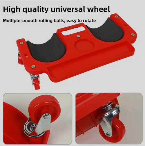 Reparo de automóveis de skate ajoelhado.  O acolchoamento macio na superfície da prancha protege os joelhos da dor.  O material de alta resistência suporta cargas pesadas de forma estável.  permitindo uma operação suave sem a necessidade de levantar repetidamente.  Também possui uma alça para fácil armazenamento.  É adequado para diversos cenários.  As bordas são arredondadas para evitar riscos.  Pode facilmente reduzir o peso de se ajoelhar e aumentar o conforto durante a operação.