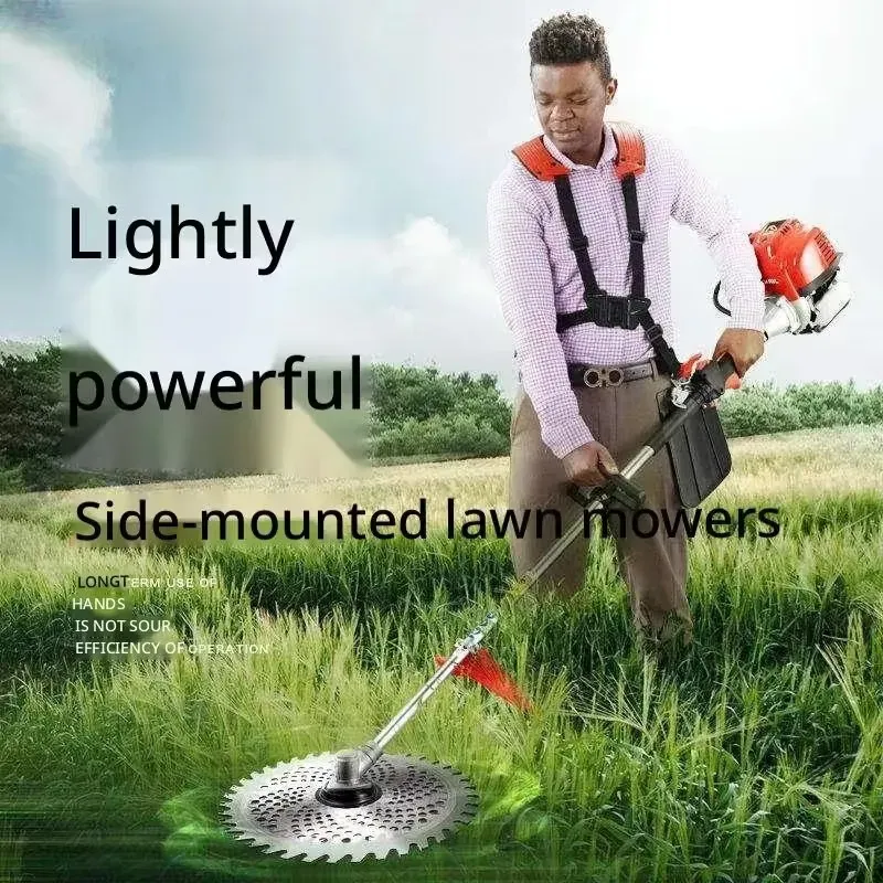 Cortador de grama alimentado por bateria de lítio, com tecnologia alemã com design silencioso.  É acionado por bateria de lítio e sem fio, livre de restrições.  O corpo é leve e fácil de operar.  É equipado com várias lâminas para se adaptar a vários cenários, como capina e corte de arbustos.  Ele carrega rapidamente e é fácil de manter.  É uma maravilha eficiente e leve para jardinagem doméstica, fazendas e cuidados com o gramado da propriedade.