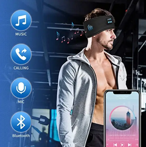 A máscara de dormir com faixa de música Bluetooth integra uma faixa de toque suave, um fone de ouvido Bluetooth e uma máscara para os olhos com bloqueio de luz.  Pode ser usado tanto para auxiliar no sono quanto para ouvir música durante o exercício.  Tem uma bateria de longa duração e operação simples.  Adequado para viagens, cochilos ao meio-dia e antes de dormir, permite que você desfrute de conforto na música e na escuridão.  É um companheiro atencioso para adormecer e se exercitar.