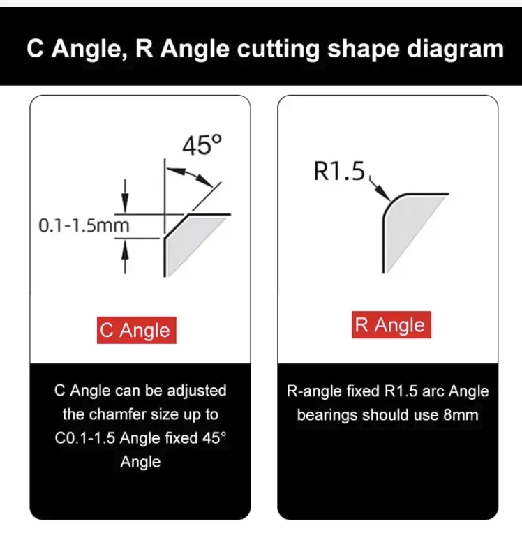 Máquina de chanfrar pneumática: Uma ferramenta poderosa para chanfrar metais, com processamento suave e livre de barbantes. Suporta chanfrado reto, curvo e em arco, e se adapta com precisão a ângulos C e ângulos R. O corpo compacto é fácil de segurar, equipado com um interruptor de placa de pressão de segurança e várias configurações de ajuste. A operação é simples e eficiente, tornando-a a escolha profissional para chanfrado em processamento de metais.