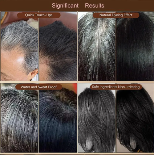 Bastão de Pente-Tinta Integrada para Pente: Pente e tinga em um só.  O creme de tinta e pente envolve os fios de cabelo, cuidando tanto das raízes quanto das costuras.  Não suja suas mãos nem irrita sua cabeça.  É adequado para clarear, retingir e mudar de cor.  Termina em poucos minutos.  Faça o pedido hoje e você receberá quatro gravetos.  Elas duram meio ano.  Você pode pintar em casa sem precisar ficar na fila no salão.  O custo-benefício é de altíssimo nível.