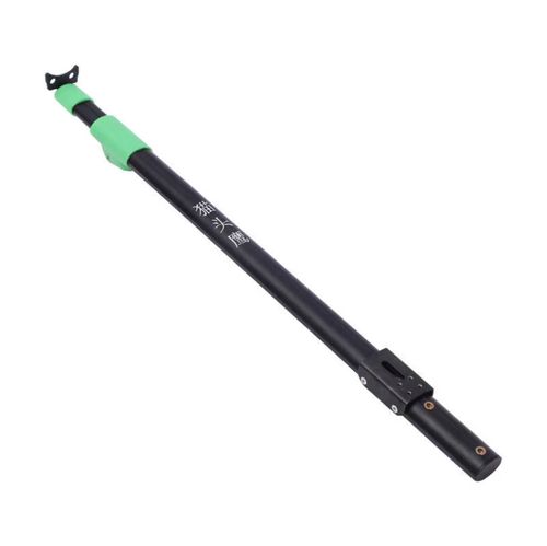 Owl telescopic exercise pole, two-section automatic locking design, adjustable length. The non-slip handle provides a stable grip. The U-shaped head of the pole can be paired with a green light positioning accessory. When folded, it is small in size and convenient for carrying and storage. It is suitable for leisure exercises in open outdoor areas. Before use, check the locking mechanism, select a compliant area, and take safety precautions.