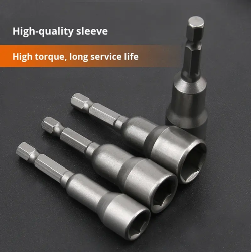 Luva magnética forte, ferramenta mágica adesiva de operação de hardware, feita de aço cromo-vanádio, com alta dureza e excelente resistência ao desgaste.  É equipado com um ímã forte permanente, que pode prender firmemente parafusos e outras peças.  É compatível com várias ferramentas, como furadeiras de bateria de lítio e furadeiras manuais, dobrando a eficiência das operações de hardware, tornando-as sem esforço e sem preocupações.