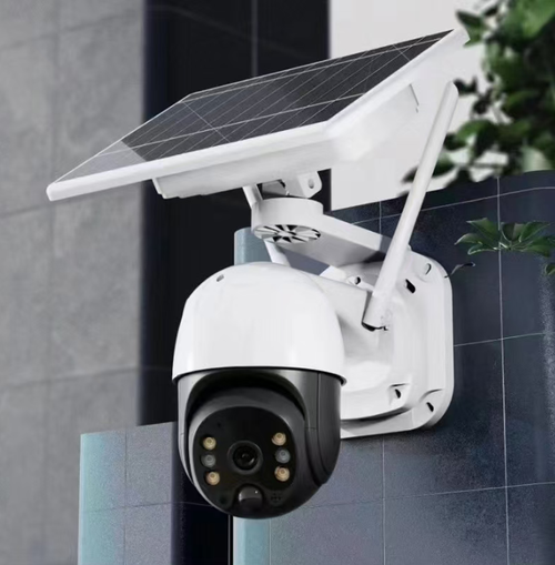 Rastreamento de movimento de detecção de corpo humano, câmera de vigilância movida a energia solar, fonte de alimentação solar sem fiação, 3000K pixel + PTZ pan-tilt-zoom, rastreamento automático de movimento humano, IP66 à prova d'água, voz bidirecional + visualização remota, a escolha ideal para monitoramento de segurança externa.