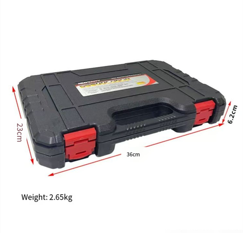 Kit de Rebitagem All-in-One Conjunto de 160 peças.  Pistola de rebitagem manual, com vários tamanhos de rebites e ferramentas.  Design de alça dupla para facilidade de uso por iniciantes.  O material de alta resistência garante durabilidade e confiabilidade.  Vem com uma caixa de armazenamento portátil.  Este conjunto resolve todas as suas necessidades de rebitagem.