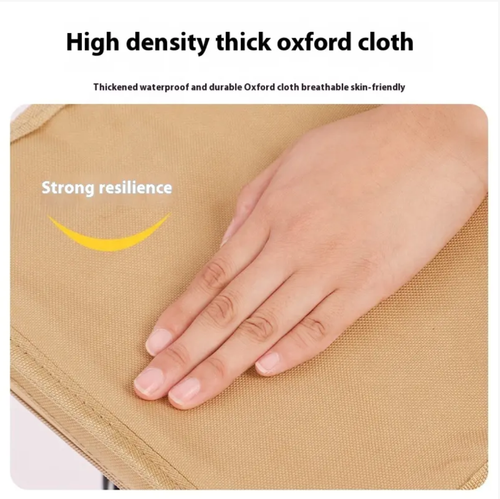 Bolsa para canetas estilo mochila e cadeira dobrável, tecnologia preta imaginativa Uma ferramenta para dois usos.  Quando desdobrado, ele se transforma instantaneamente em uma mini cadeira dobrável.  O tecido Oxford é durável e a estrutura é estável, capaz de suportar peso.  Adequado para uso na escola, camping ou ao fazer uma pausa na rua.  Este é um gadget criativo e prático ao ar livre!
