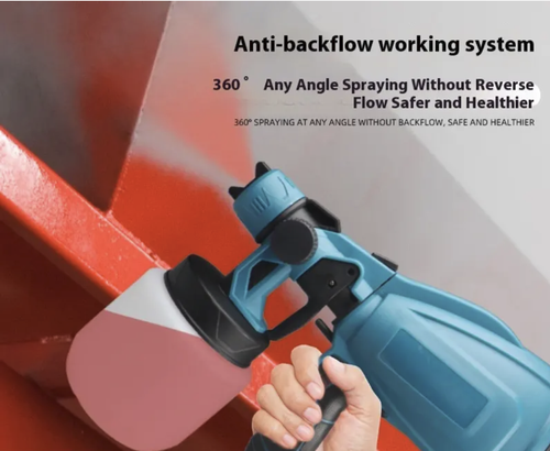 Uma carga e uma carga de pistola de pintura elétrica sem fio, fácil de se livrar das amarras, uma carga pode atender às necessidades de pulverização múltipla, tornando a pulverização simples e eficiente ~ mova-se como quiser ao pulverizar, completamente livre de restrições de cabos, e o carregamento é super rápido, nunca mais precisa se preocupar com a resistência, eficiência de pulverização puxa diretamente ~