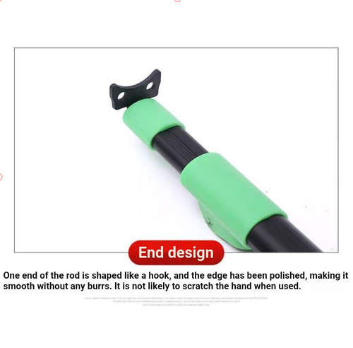 Owl telescopic exercise pole, two-section automatic locking design, adjustable length. The non-slip handle provides a stable grip. The U-shaped head of the pole can be paired with a green light positioning accessory. When folded, it is small in size and convenient for carrying and storage. It is suitable for leisure exercises in open outdoor areas. Before use, check the locking mechanism, select a compliant area, and take safety precautions.