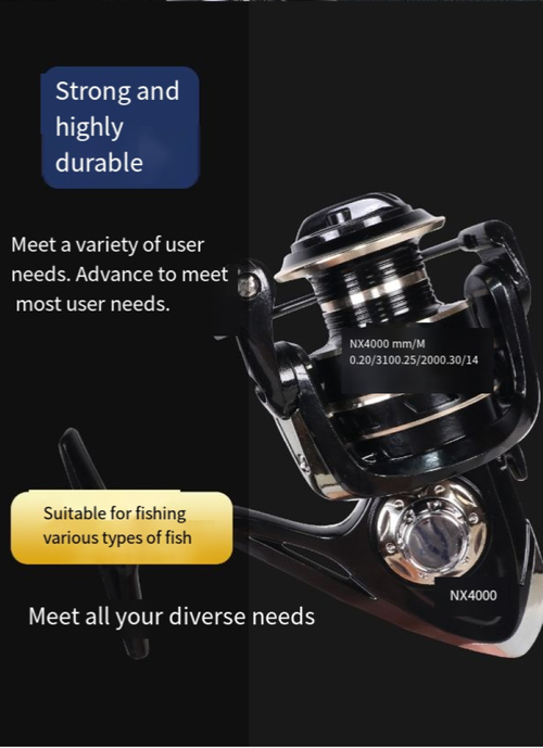 O campeão do elenco de longa distância.  O copo de linha de metal American CC combinado com o copo de linha de liga de alumínio leve permite que a fundição seja como uma flecha voadora, permitindo que você atinja facilmente a meta de 100 metros.  Com uma relação de transmissão de 5,2:1, a retração da linha é suave e eficiente.  Cada elenco é precisamente preciso, permitindo que você tome a iniciativa na pesca marítima e na pesca com iscas e não perca nenhum momento de captura de peixes.