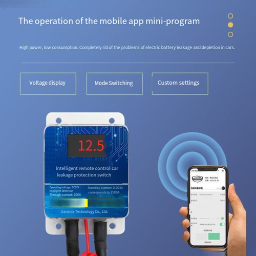 O controle remoto sem fio para o interruptor principal da bateria de energia do carro é o guardião de segurança de energia para veículos de 12V.  Ele pode cortar automaticamente a energia em caso de baixa tensão para evitar o esgotamento da bateria, suporta controle remoto sem fio e controle de aplicativo móvel, tem uma grande capacidade de carga de corrente e é à prova de vazamentos.  É fácil de instalar e é uma excelente ferramenta de gerenciamento de energia para carros.