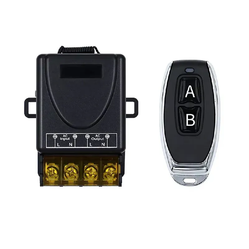 Distância ultra-longa - 1000 metros, interruptor de controle remoto sem fio.  O controle remoto de nível quilômetro quebra a limitação de espaço, compatível com vários cenários, como portas de garagem, persianas, equipamentos de irrigação, etc.  A operação com um clique é fácil de dominar e o sinal anti-interferência é estável.  É uma ferramenta eficiente para controle inteligente em ambientes domésticos, comerciais e agrícolas.