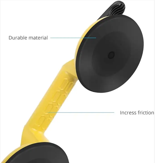 Esta ventosa para azulejos a vácuo é um verdadeiro Hércules na indústria da decoração. Utiliza tecnologia de vácuo altamente negativo para sugar e fixar o azulejo instantaneamente. A aderência é tão forte que pode facilmente levantar centenas de quilos. Não se solta depois de muito tempo e não cai, mesmo que a deite fora! A borracha de vedação de alta qualidade ajusta-se perfeitamente à superfície do azulejo sem deixar riscos e também pode aumentar a força de sucção.