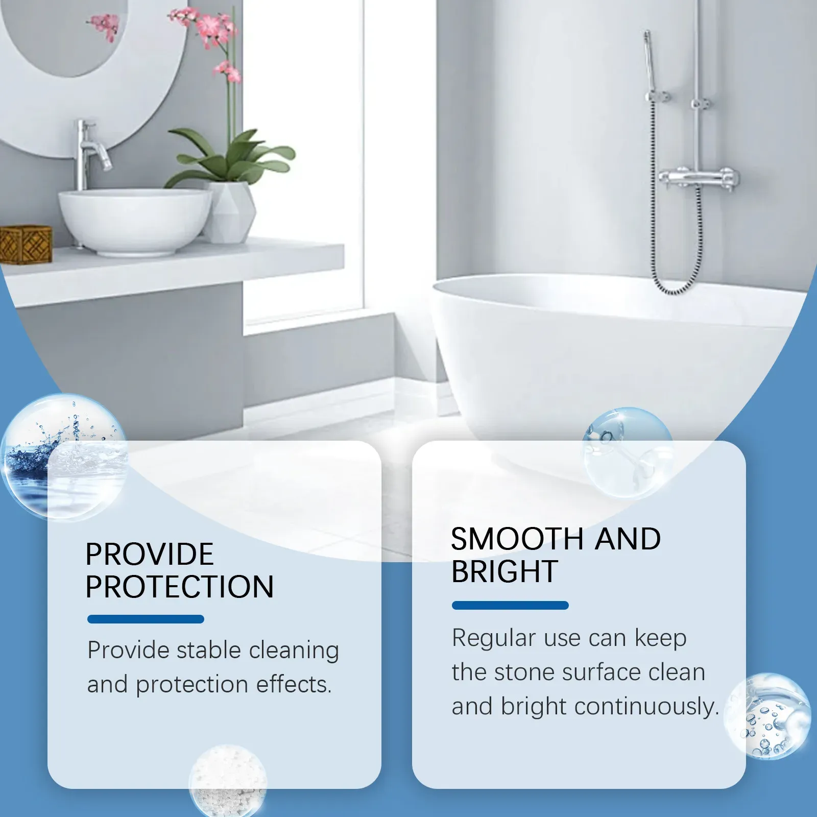 Spray de cristal com revestimento nano, 1 spray e 1 lenço para aplicar uma película protetora em azulejos, pedras e madeira: anti-manchas, anti-danos, dobro do brilho, seca em 3 minutos, simples de usar e sem cheiro.  Peça hoje e compre 2 frascos, cobrindo o cuidado domiciliar por meio ano.  Os materiais da cozinha e da sala podem ser renovados, gastar um centavo para abastecer de energia dupla e criar facilmente um brilho digno de decoração!