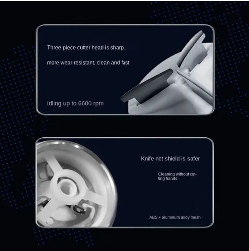 Essa mini navalha é tão pequena e portátil quanto um ovo.  Ele permite que você se barbeie convenientemente a qualquer hora e em qualquer lugar.  A lâmina afiada garante a remoção eficiente dos pelos.  O design anti-gotejamento o torna adequado tanto para condições secas quanto úmidas.  Fácil de limpar e manter, é seguro e confortável.  Ele mantém você sempre fresco e é a escolha ideal para homens quando viajam ou estão em casa!  Isso ajuda você a sempre demonstrar confiança!