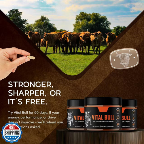Cápsulas vitais de fígado de vaca, 1 frasco (120 sacos), 100% extraído dos órgãos de vacas alimentadas com pasto, sem hormônios ou preenchimentos.  Pode aumentar os níveis de testosterona, aumentar a energia, aumentar a fadiga e melhorar a resistência física e o desempenho no trabalho.  Efeitos visíveis podem ser vistos após 60 dias.  Recarregue seu corpo com nutrição natural e pare de lutar!  Não carregue o fardo sozinho, confie na nutrição para recuperar suas forças...