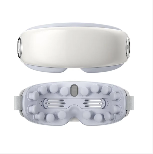 15 minutos de Eye SPA!  Aparelho de massagem a vapor, borrifa para hidratar a área dos olhos em apenas 3 segundos.  Ele imita a massagem nas mãos humanas para aliviar a tensão e o desconforto.  Com conexão Bluetooth,Reduz fadiga e secura, é leve e portátil, cabe em uma bolsa e pode ser carregada.  Durante os intervalos para o almoço, nos trajetos ou antes de dormir, basta vesti-lo e transformar-se de um estado tenso para um relaxado.  Ele traz o cloud SPA com você o tempo todo!